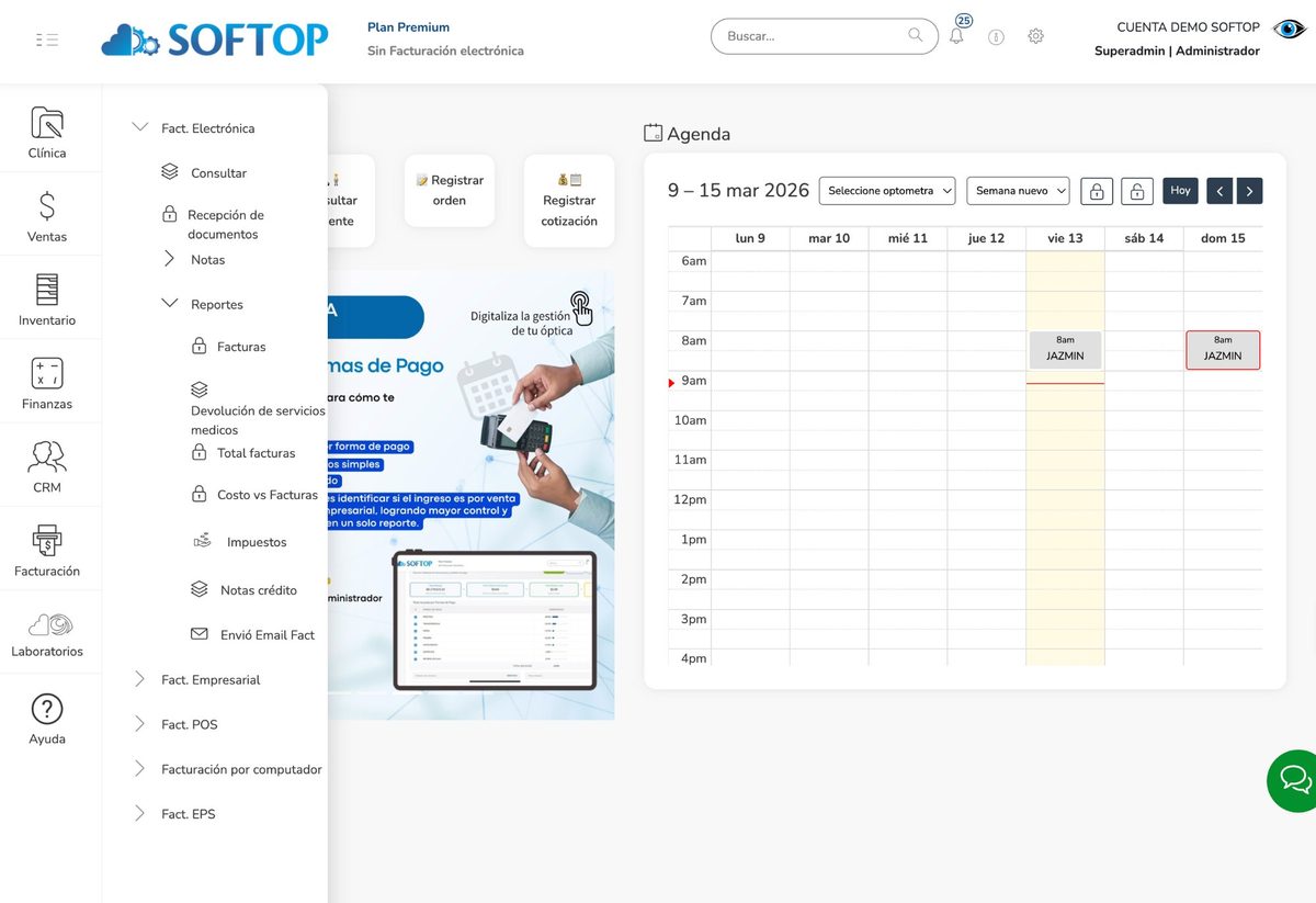 Facturación en salud Softop
